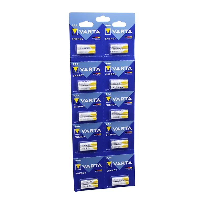 İnce Pil Alkalin - 20'li Paket - AAA Pil