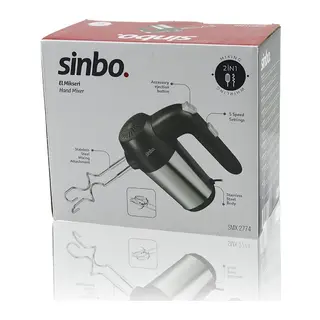 Sinbo El Mikseri - 2 Başlıklı - Paslanmaz Çelik Gövde