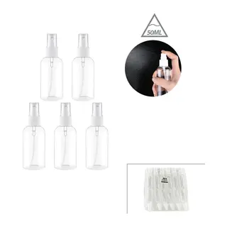 Boş Sprey Şişesi - Plastik - 50 ml - Şeffaf