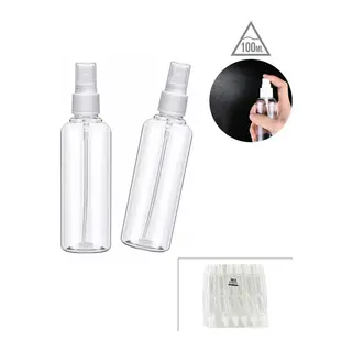 Boş Sprey Şişesi - 100 ml - Plastik - Şeffaf