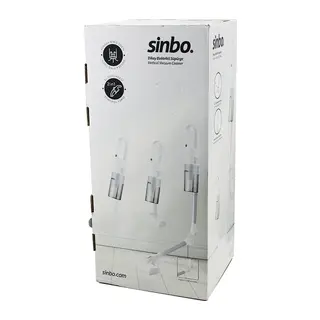 Sinbo Dikey Elektrikli Süpürge - Beyaz - 500W - Ergonomik Tasarım