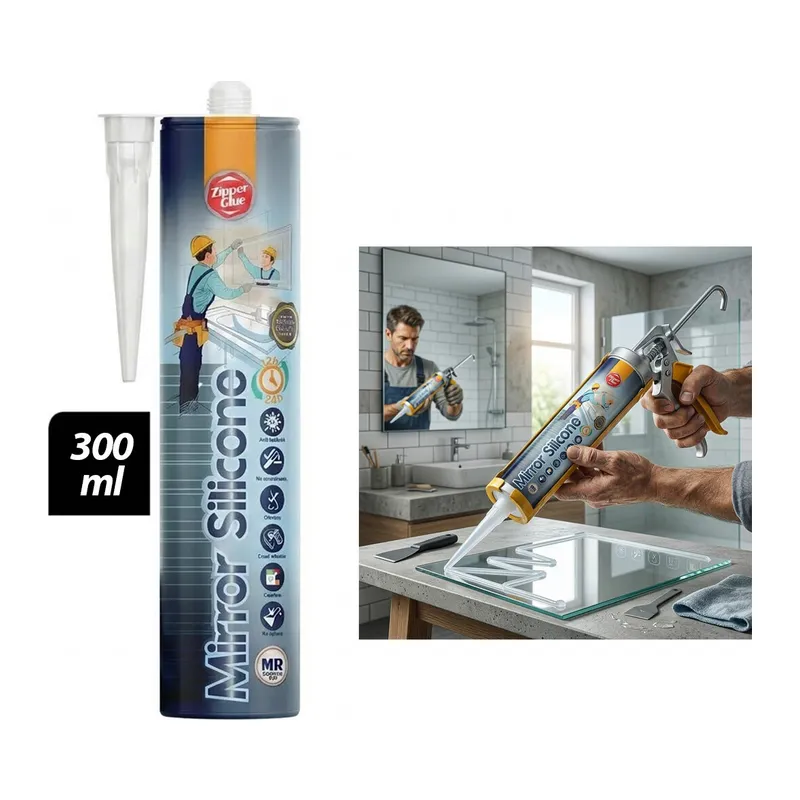 Şeffaf Silikon - 300 ml - Ayna Cam Yapıştırıcı