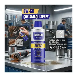 Çok Amaçlı Profesyonel Sprey - 400 ml - Pas Sökücü - Yağlayıcı - Koruyucu