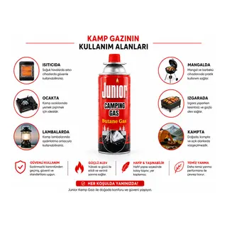 Kamp Gazı - Gaz Kartuşu - 393 ml