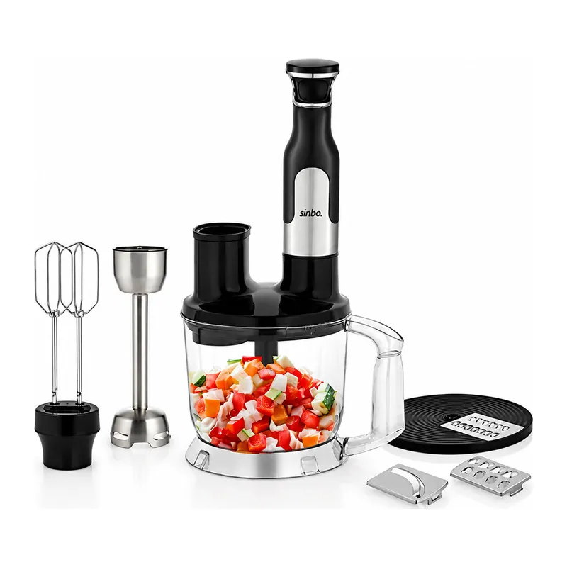Sinbo El Multi Blender Seti - 2 Litre Hazneli - Paslanmaz Çelik Bıçaklı