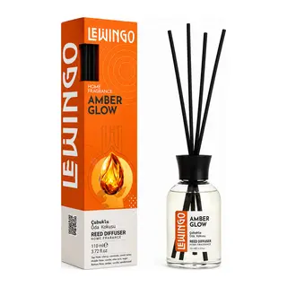 Amber Glow Bambu Çubuklu Oda Kokusu - 110 ml - Cam Şişe