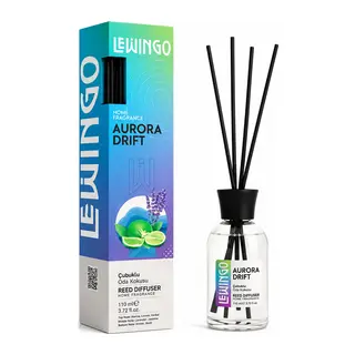 Aurora Drift Bambu Çubuklu Oda Kokusu - 110 ml - Cam Şişe