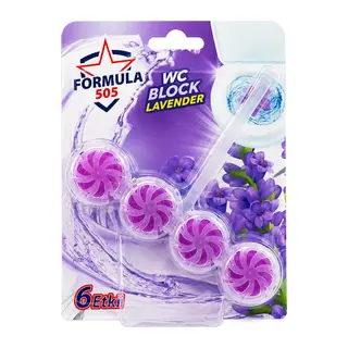 4'lü WC Blok - Lavanta Kokulu - 2 Adet - 6 Etkili - 200 gr
