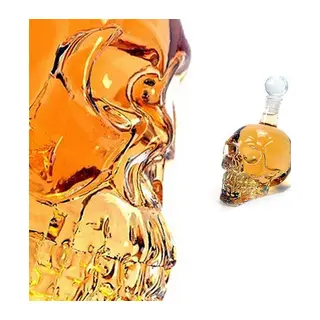 Crystal Head Kuru Kafa Cam Şişe 350 Ml