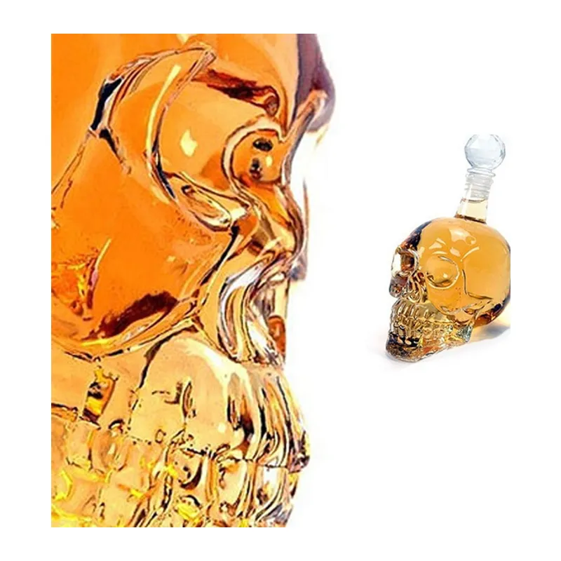 Crystal Head Kuru Kafa Cam Şişe 350 Ml