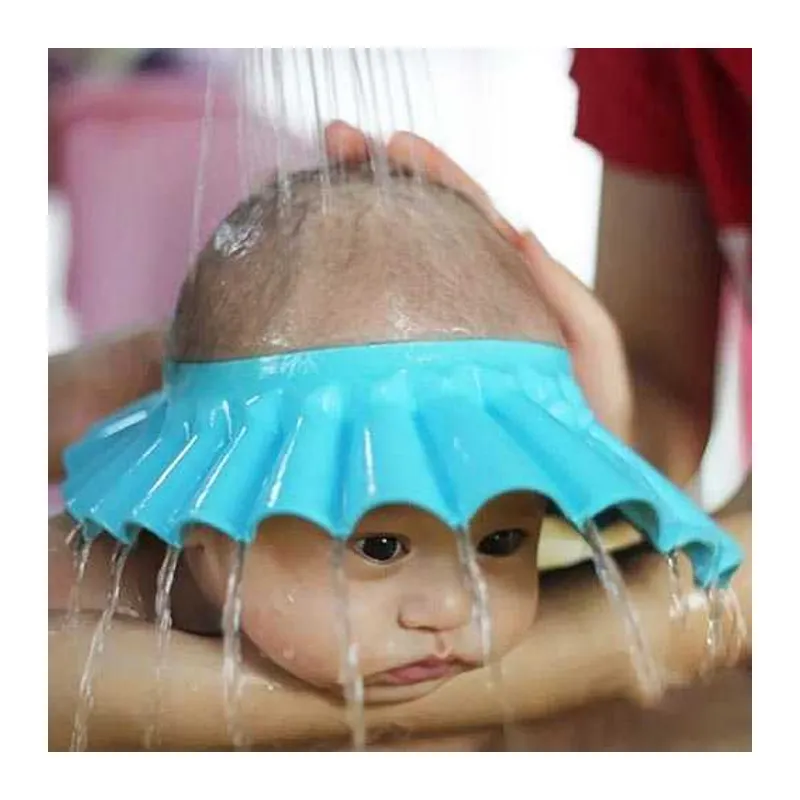 Bebek Banyo Şapkası Mavi