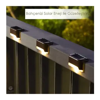 WaterProof Solar Merdiven Lambası 4 Adet