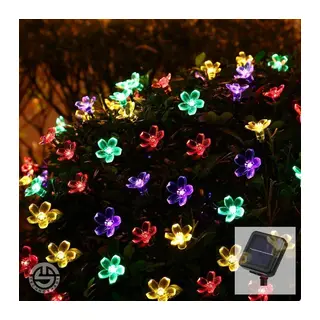 Solar Çiçekli RGB Dekorasyon Lambası