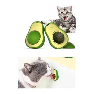 Avokado Tasarımlı Kedi Yalama Topu