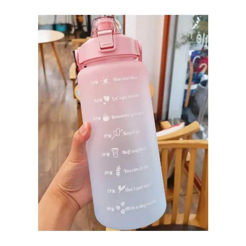 Günlük Motivasyon Su Matarası 2 Litre