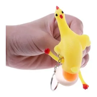 Squishy Yumurtlayan Tavuk Anahtarlık