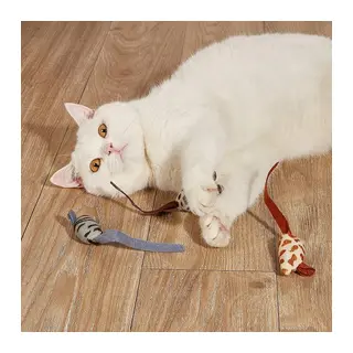 Peluş Fare Kedi Oyuncağı 3 Adet