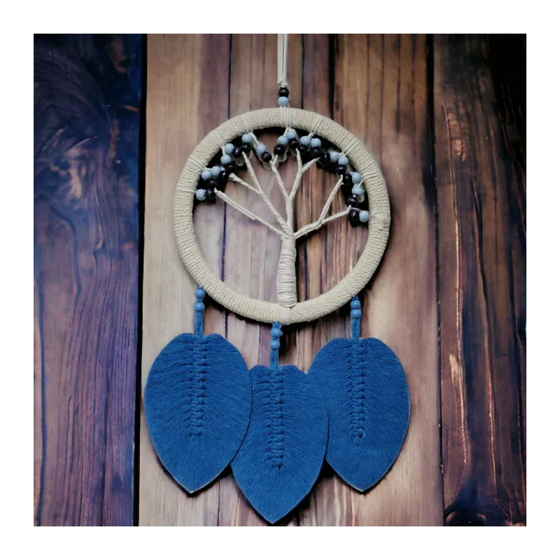 Rüya Kovan Hayat Ağacı Dream Catcher Mavi