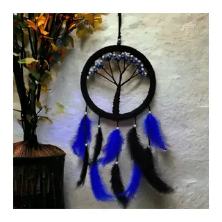 Mavi İncili Hayat Ağacı Dream Catcher