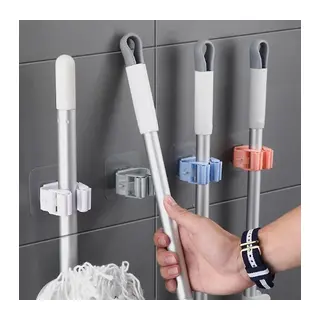 Yapışkanlı Mop Tutucu Seti 4 Adet