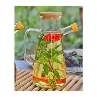 Borosilikat Cam 900 ml. Yağdanlık