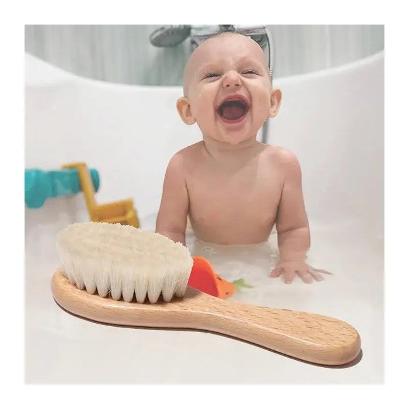 Keçi Kılı Organik Bebek Banyo Tarağı