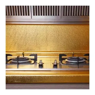 Yapışkanlı Gold Mutfak Tezgah Folyosu