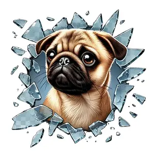 Fulcar French Bulldog Araç Stickerı