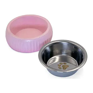 Mikopet Organik Seramik Mama Kabı Pembe