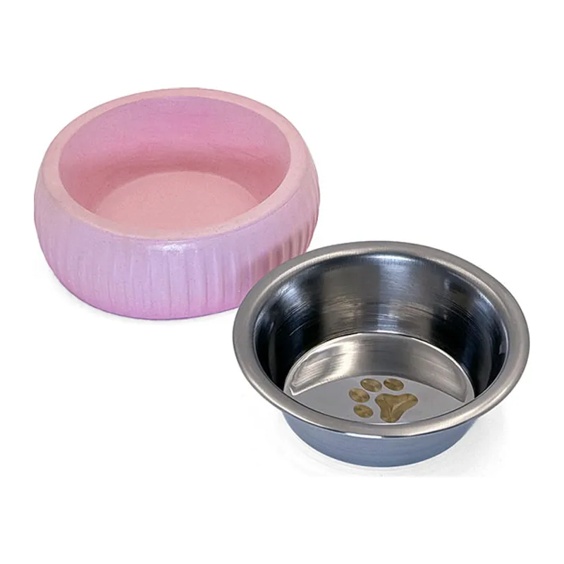 Mikopet Organik Seramik Mama Kabı Pembe