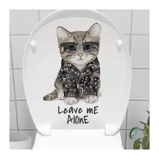 Decohandy Klozet Etiketi Leave Me Alone