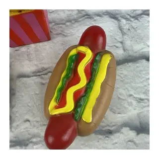 Hot Dog Sesli Köpek Oyuncağı