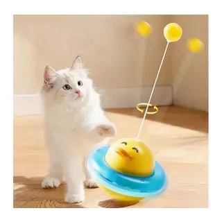 UFO Şekilli Ördek Kedi Oyuncağı