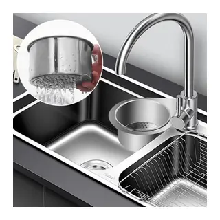 Kuğu Tasarımlı Paslanmaz Lavabo Drenaj Sepeti