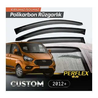 Ford Custom 2012+ Cam Rüzgarlığı V2 Düz
