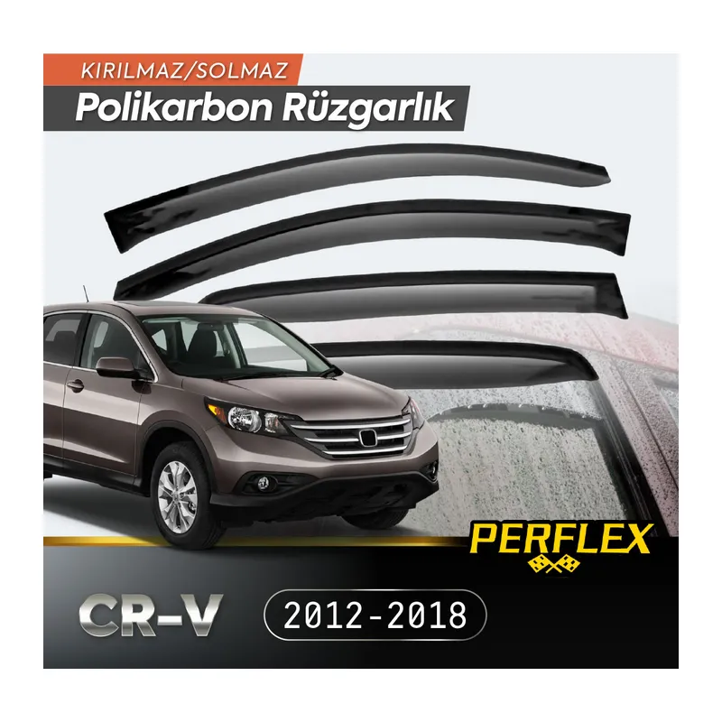 Honda CR-V 2012-2018 Cam Rüzgarlığı V2 Düz