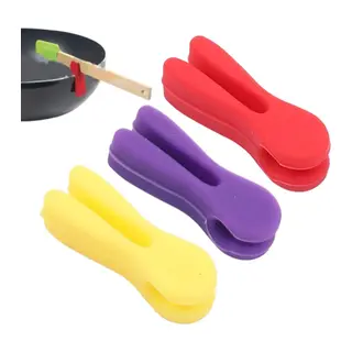 Silikon Tava Kaşık Tutacağı 3'lü Paket