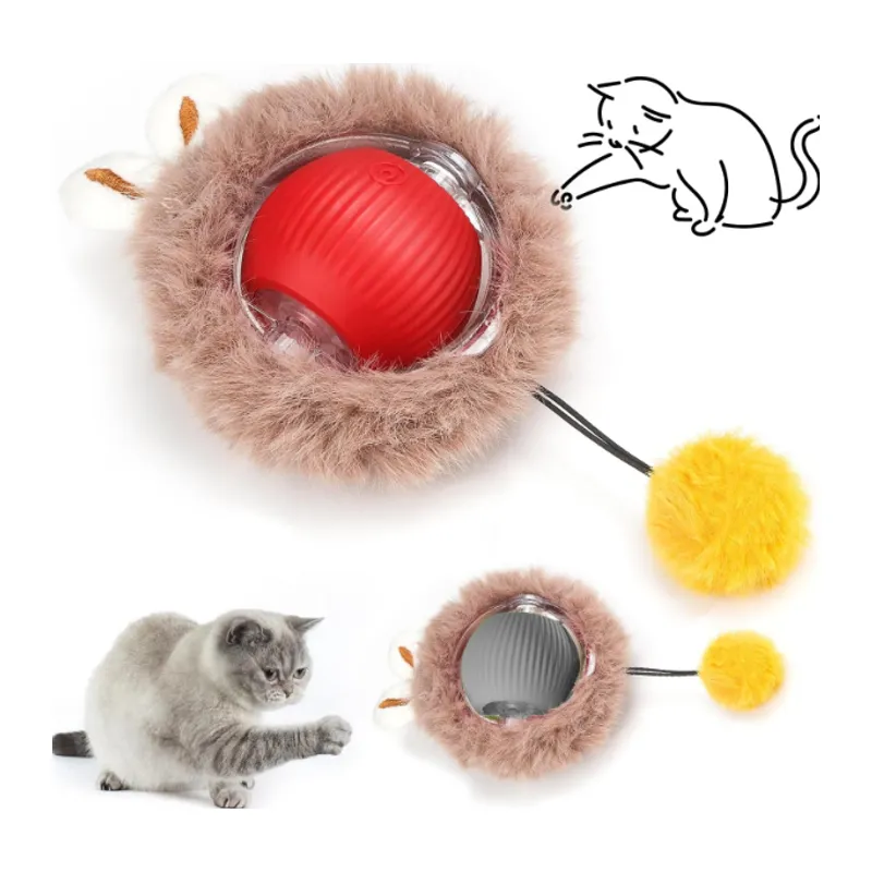 Tüylü Şarjlı Kedi Oyuncağı