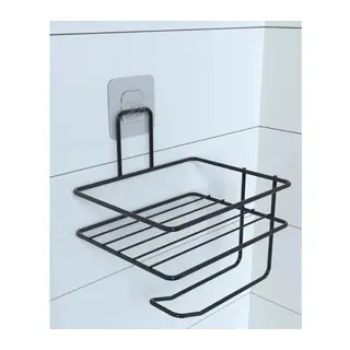 Pratik Yapışkanlı Metal Tuvalet Kağıdı Tutucu