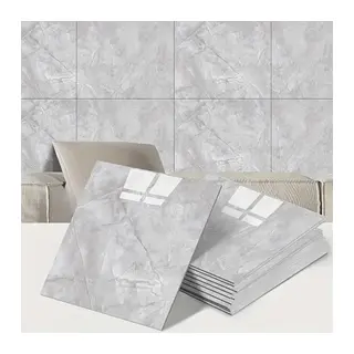 Gri Mermer Desen Duvar Sticker (30x30)
