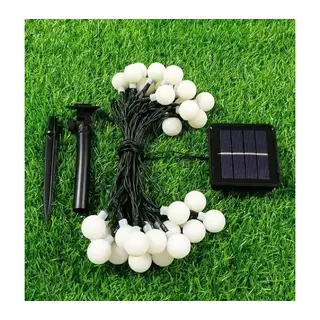 Solar 5m 28 Led Top Gün Işığı Siyah Kablolu