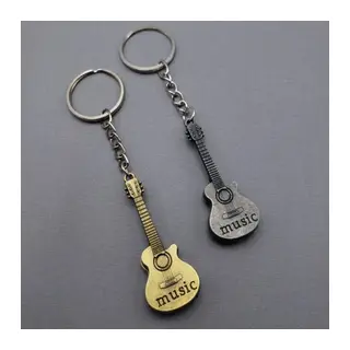 Metal Gitar Anahtarlık