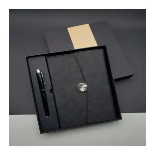 Promosyon Defter Kalem Seti Siyah Renk