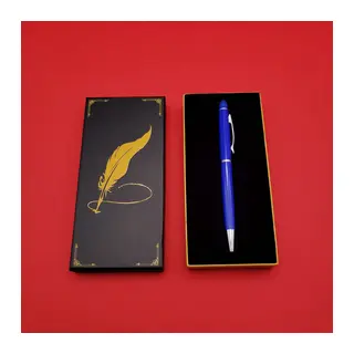 Kutulu Mavi Touchpen Tükenmez Kalem