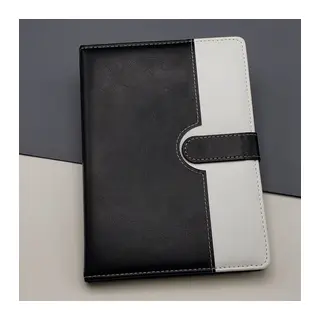 Tarihsiz Ajanda Defter Siyah Beyaz Renk