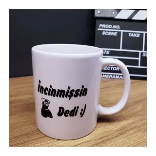 İncinmişsin Dedi Tasarımlı Kupa Bardak