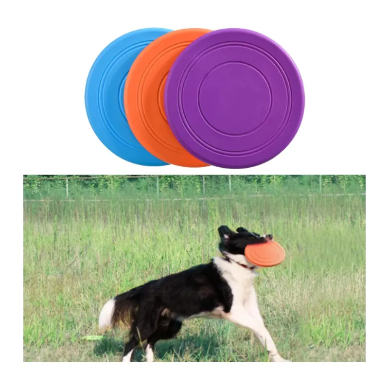Silikon Frizbi Köpek Oyuncağı