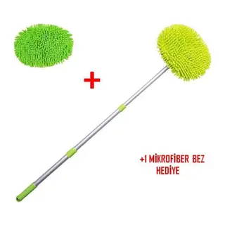 Yedek Bezli Mikrofiber Araba Yıkama Fırçası
