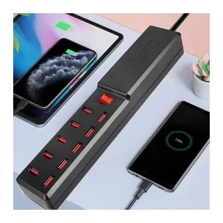10 Portlu USB Şarj Adaptörü