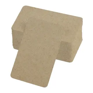 Boş Kelime Kartları 5x8 cm - 50 Adet Oval Kenarlı | Tabu & Not Kartları - Kraft